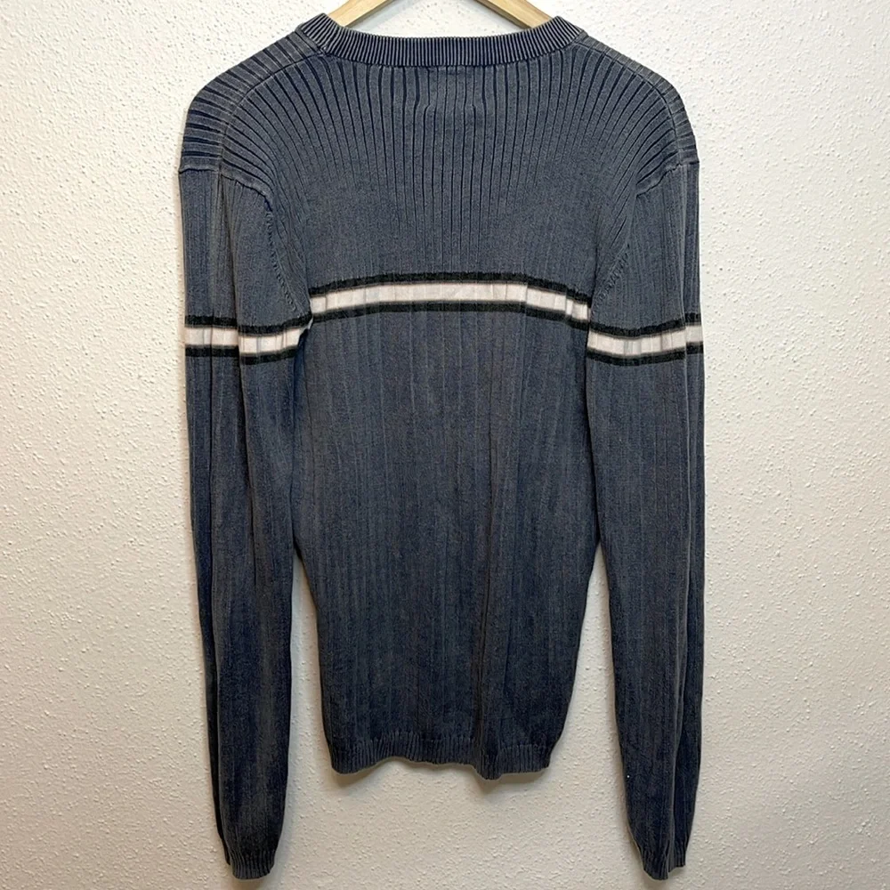 Vintage Y2K Extreme Gear Striped Long Sleeve Crewneck Small - Picture 4 of 4